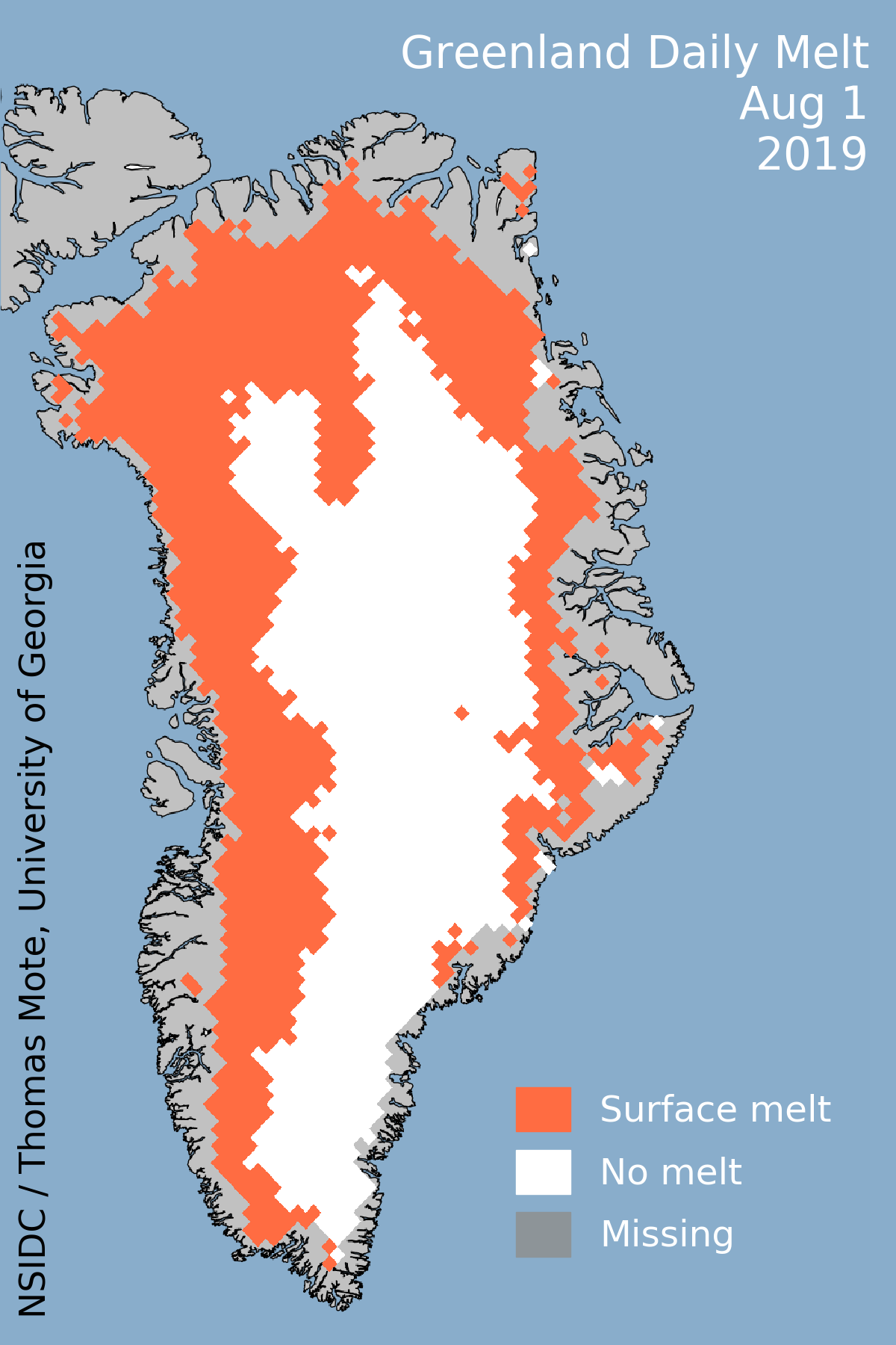 Trois Jours De Fonte Record Au Groenland Sciences