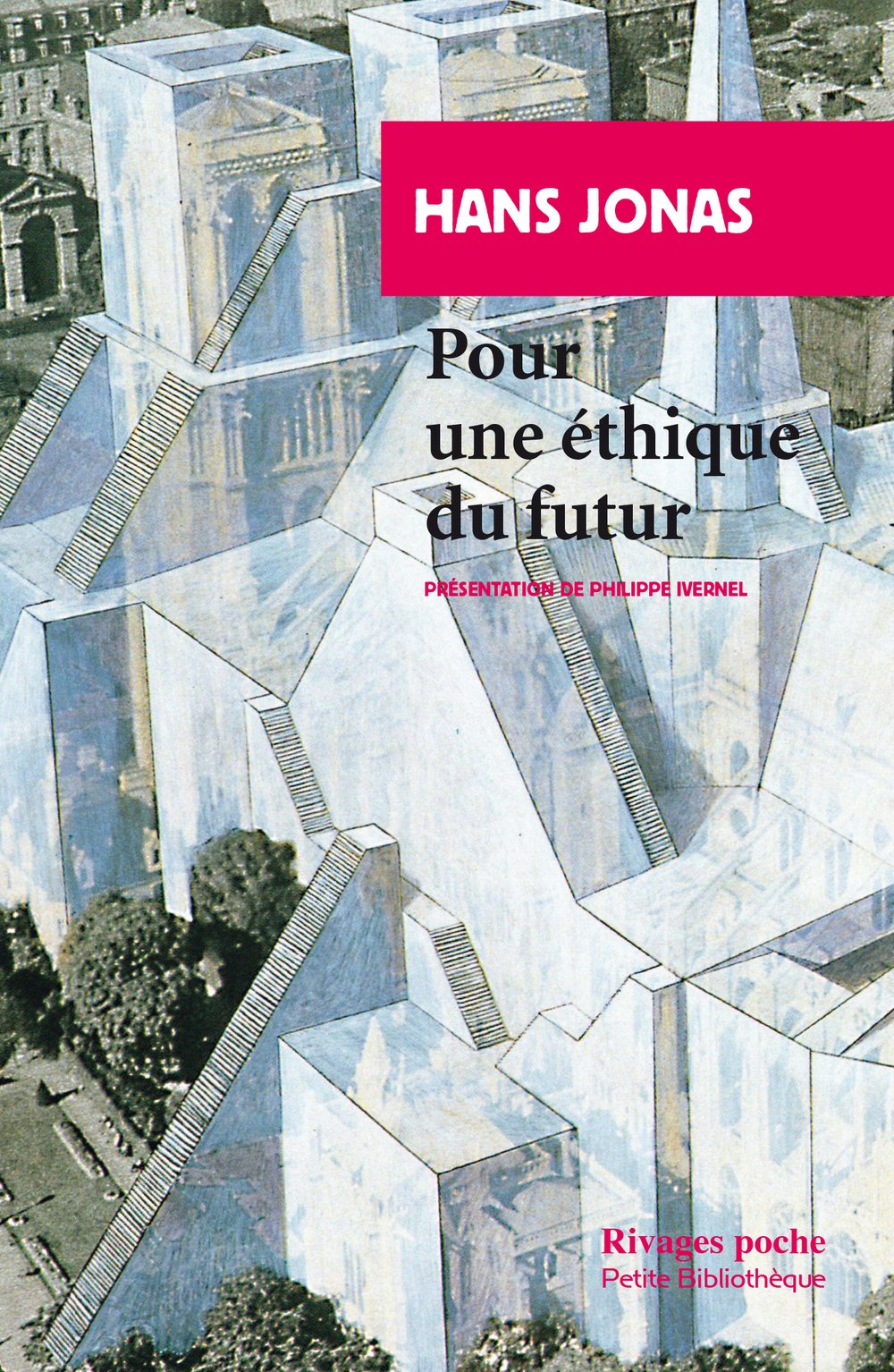 Cette photo montre la couverture du livre intitulé Pour une éthique du futur écrit par Hans Jonas 