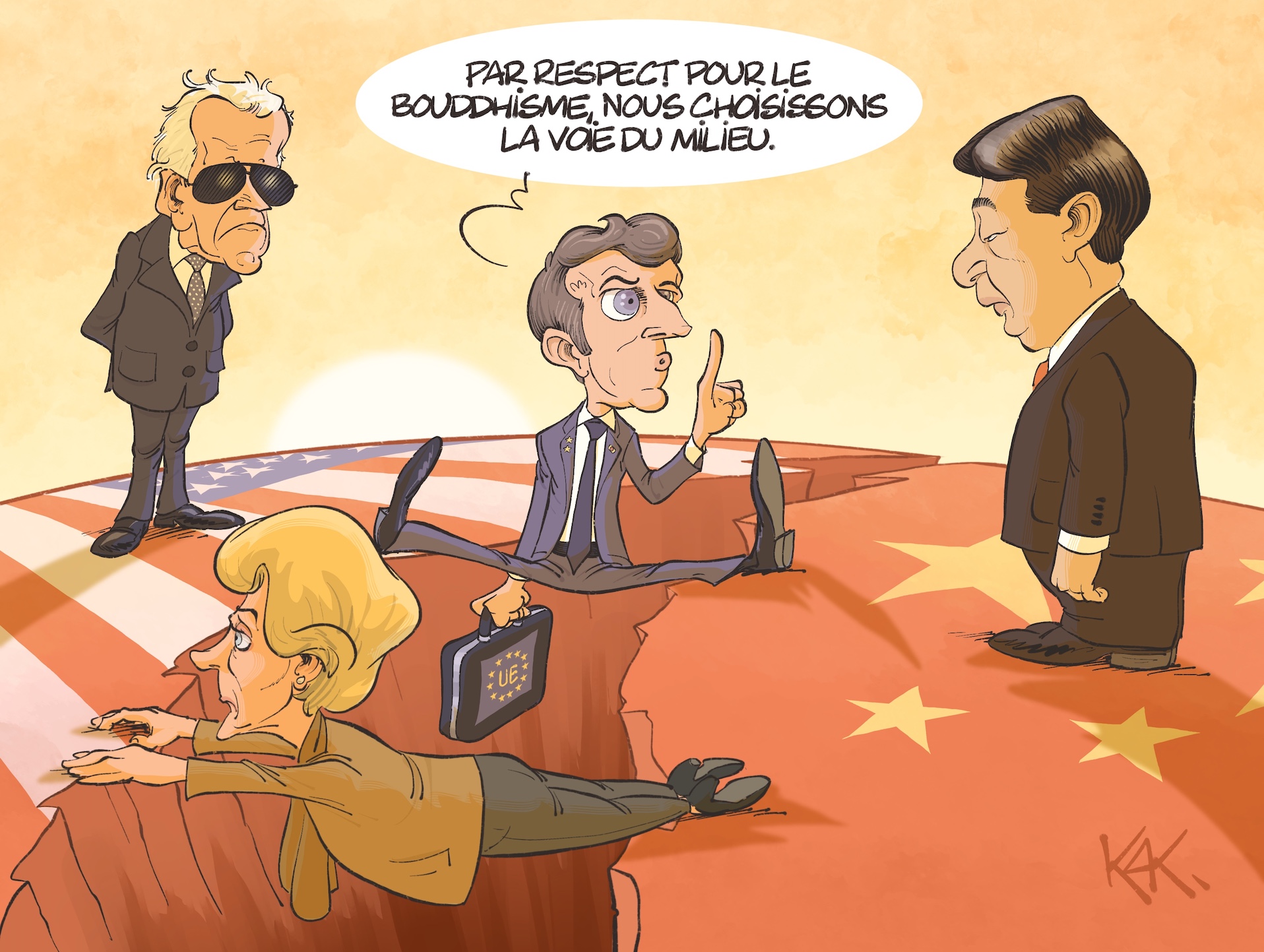 Emmanuel Macron et Xi Jinping sur la même longueur d'onde économique